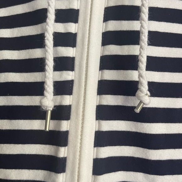 Talbots Striped Hooded Jacket - Picture 4 of 9